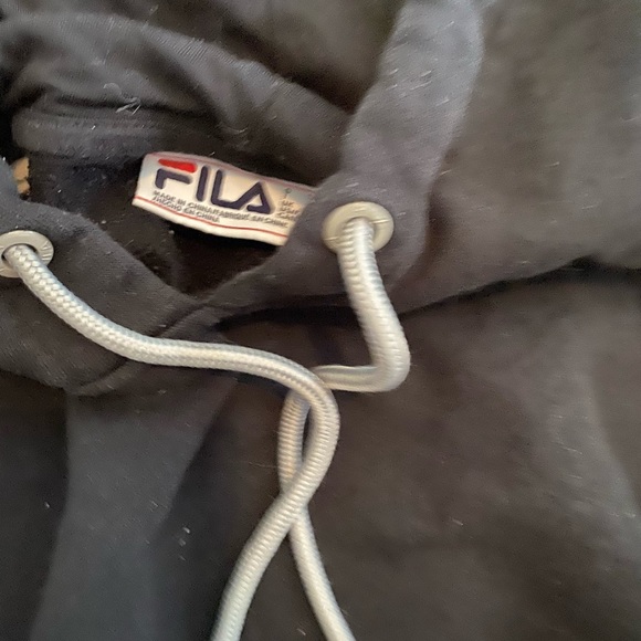 fila colourblock hoodie cropped - Picture 2 of 2